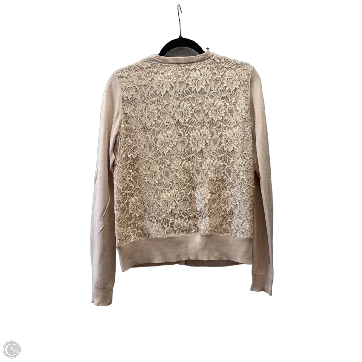 Sweater By Ann Taylor In Tan, Size: L