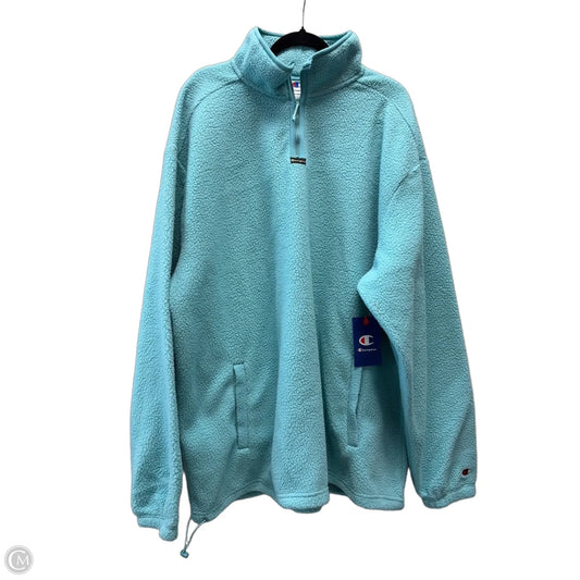 Sweatshirt Collar By Champion In Blue, Size: 2x