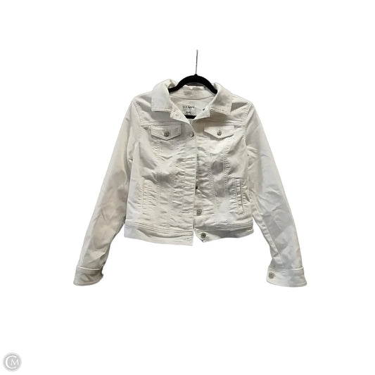 Jacket Denim By Old Navy In White, Size: M