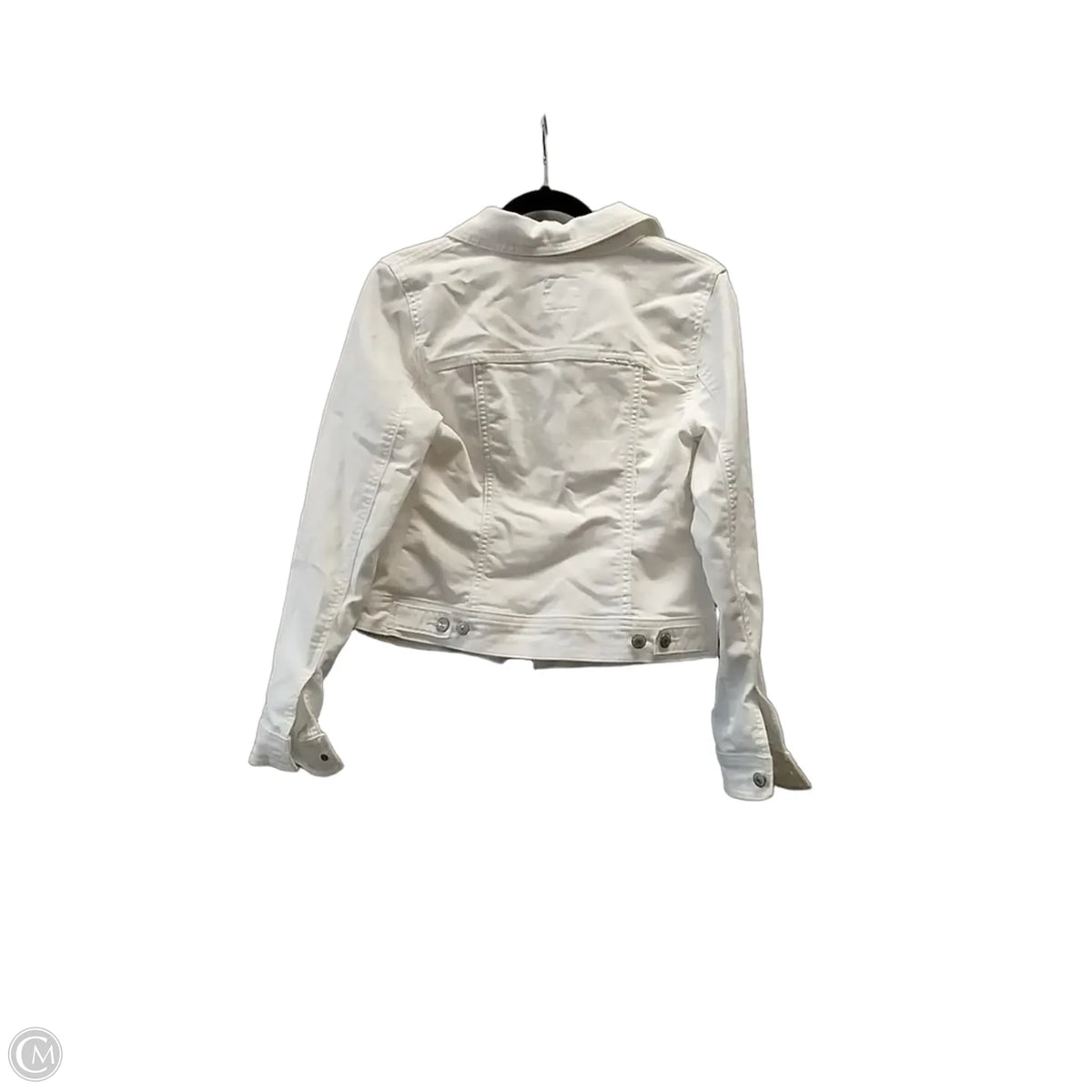 Jacket Denim By Old Navy In White, Size: M