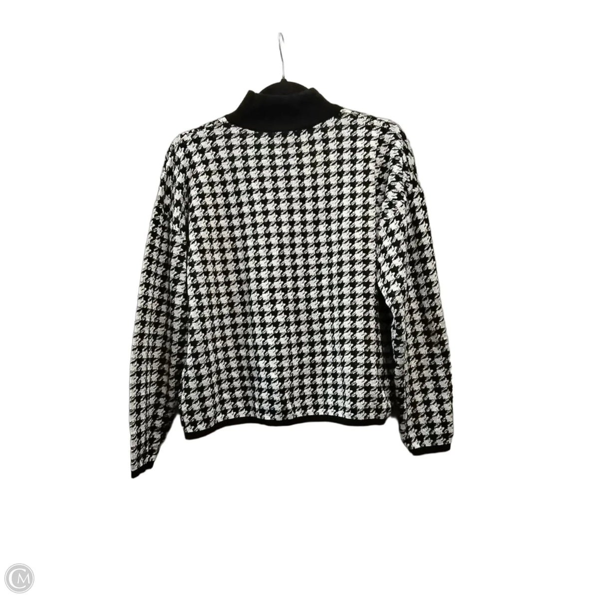 Sweater By Express In Black & White, Size: S