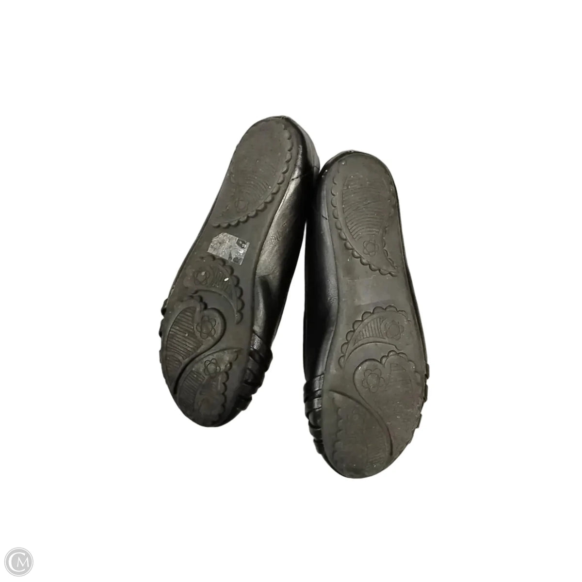 Shoes Flats By Pop In Black, Size: 6.5