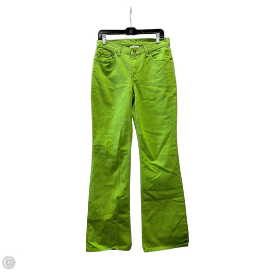 Jeans Flared By Jeanology In Green, Size: 6