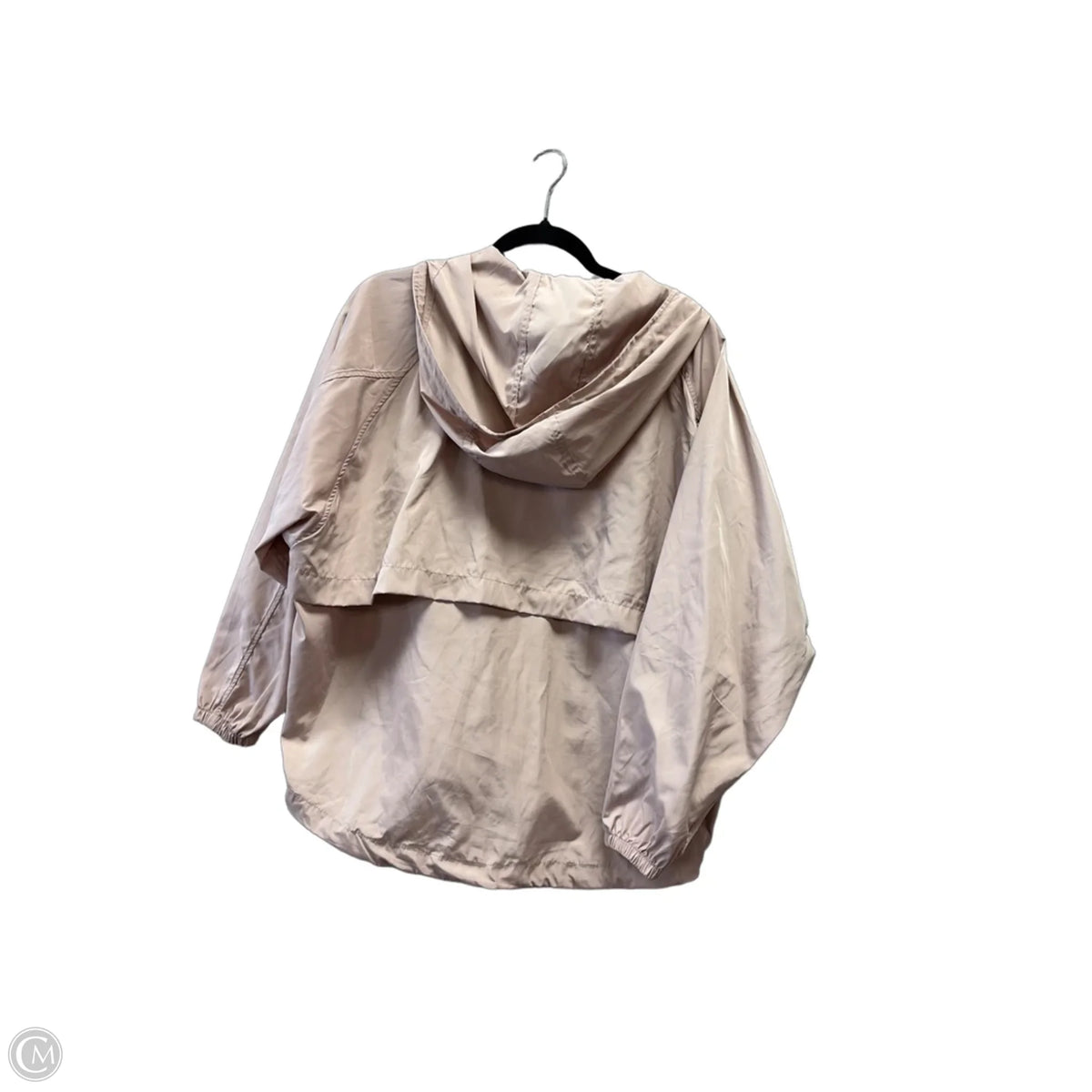 Jacket Windbreaker By Clothes Mentor In Tan, Size: S