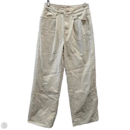 Jeans Wide Leg By Clothes Mentor In Beige, Size: 6