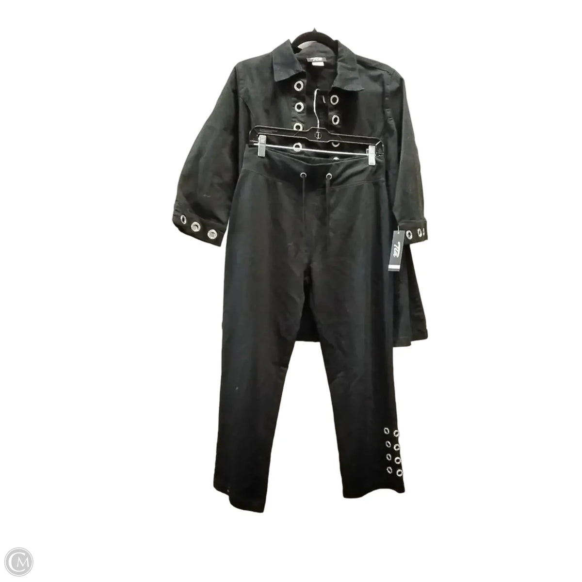 Pants Set 2pc By Clothes Mentor In Black & White, Size: 6