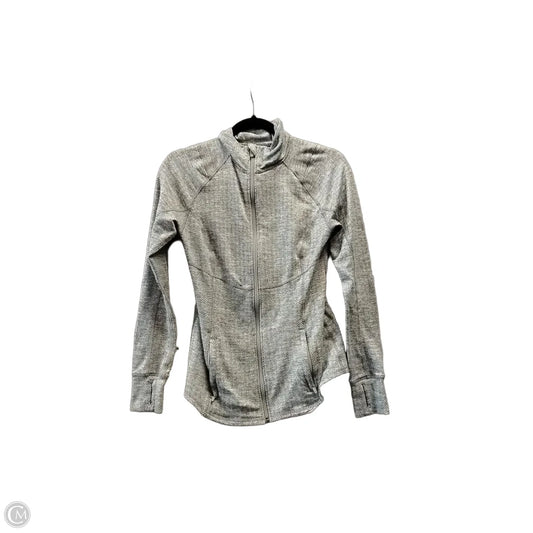 Athletic Jacket By Old Navy In Grey & White, Size: S