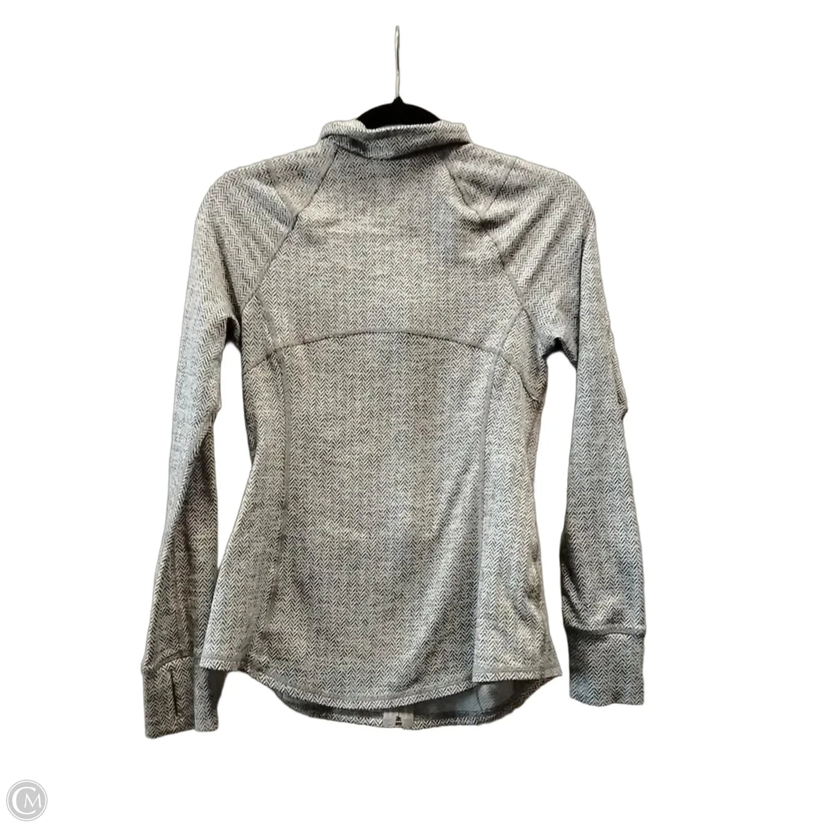 Athletic Jacket By Old Navy In Grey & White, Size: S