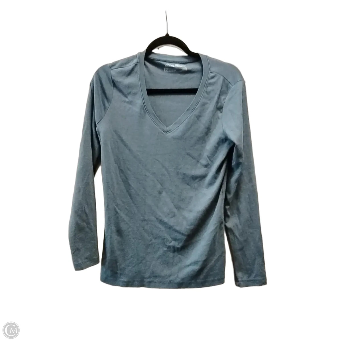 Top Long Sleeve By Eddie Bauer In Blue, Size: L