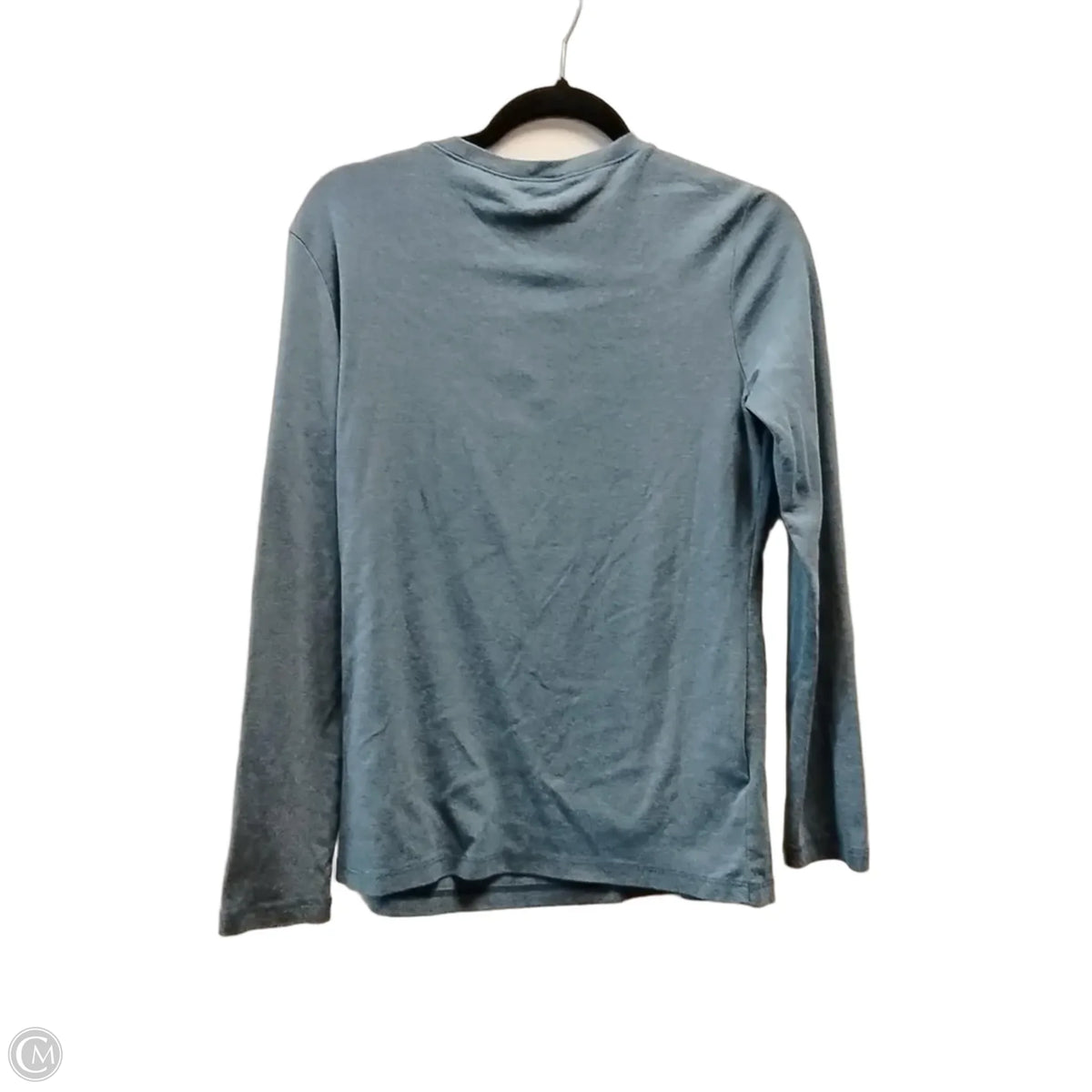 Top Long Sleeve By Eddie Bauer In Blue, Size: L