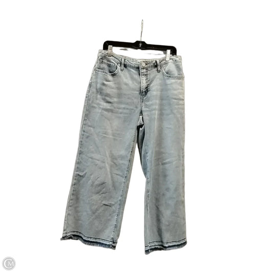 Jeans Wide Leg By Edited In Blue, Size: 6