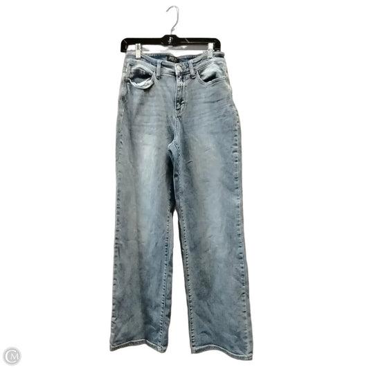 Jeans Wide Leg By Judy Blue In Blue, Size: 7