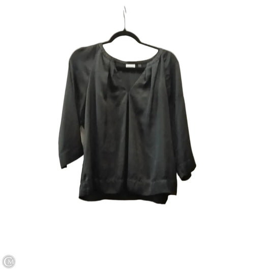 Blouse 3/4 Sleeve By Dkny In Black, Size: L