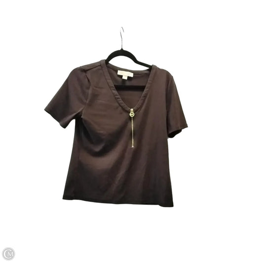 Top Short Sleeve By Michael By Michael Kors In Brown, Size: M