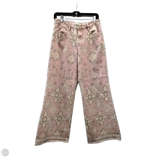 Jeans Wide Leg By Dear John In Pink, Size: 8