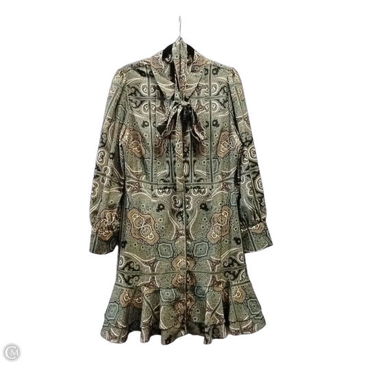 Dress Casual Short By Alex Marie In Geometric Pattern, Size: 12