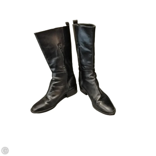 Boots Mid-calf Flats By Bandolino In Black, Size: 8.5