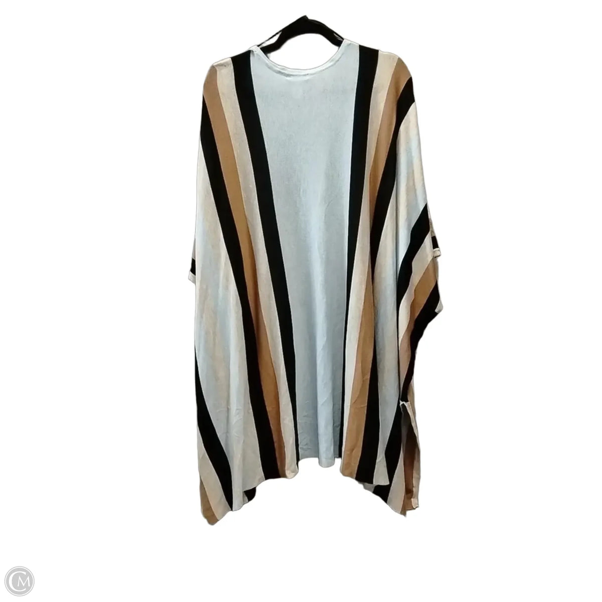 Sweater Cardigan By H&m In Striped Pattern, Size: L