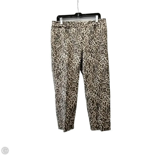 Pants Dress By Loft In Leopard Print, Size: 10p