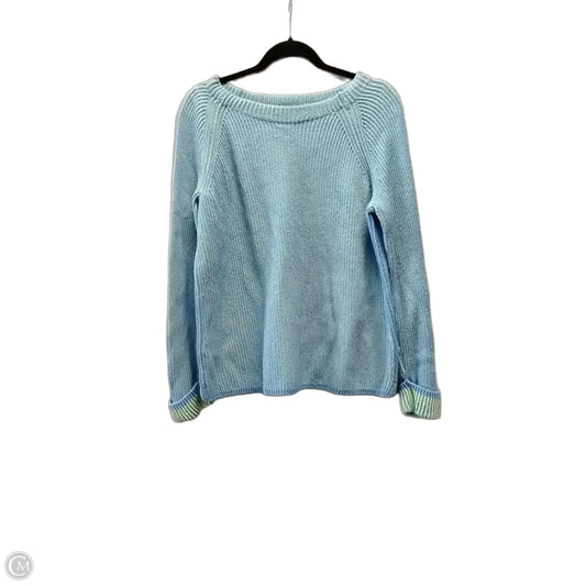 Sweater By Talbots In Blue & Yellow, Size: Xl