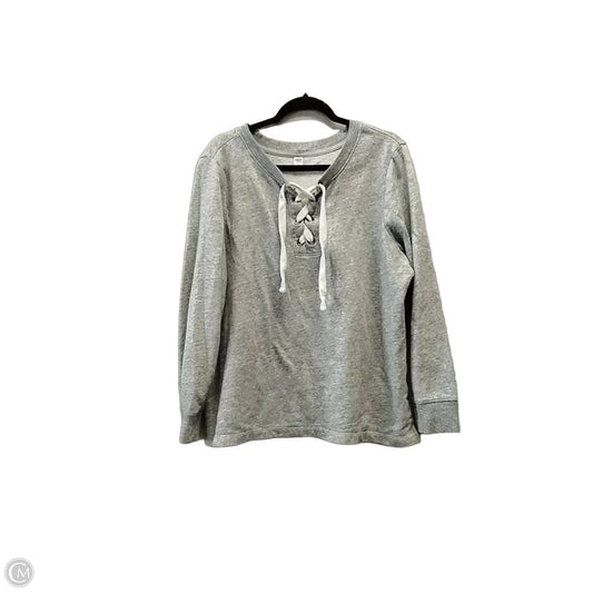 Sweatshirt Crewneck By Old Navy In Grey, Size: Xl