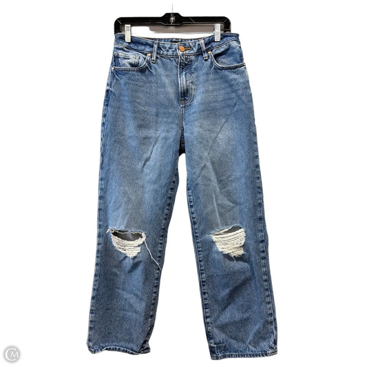 Jeans Wide Leg By Express In Blue, Size: 8l