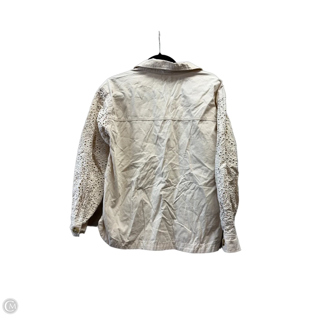 Jacket Shirt By Maurices In Beige, Size: S