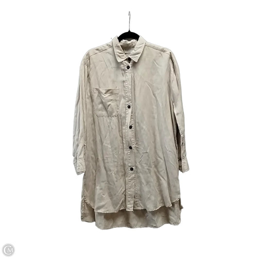 Top Long Sleeve By Dress Forum In Beige, Size: S