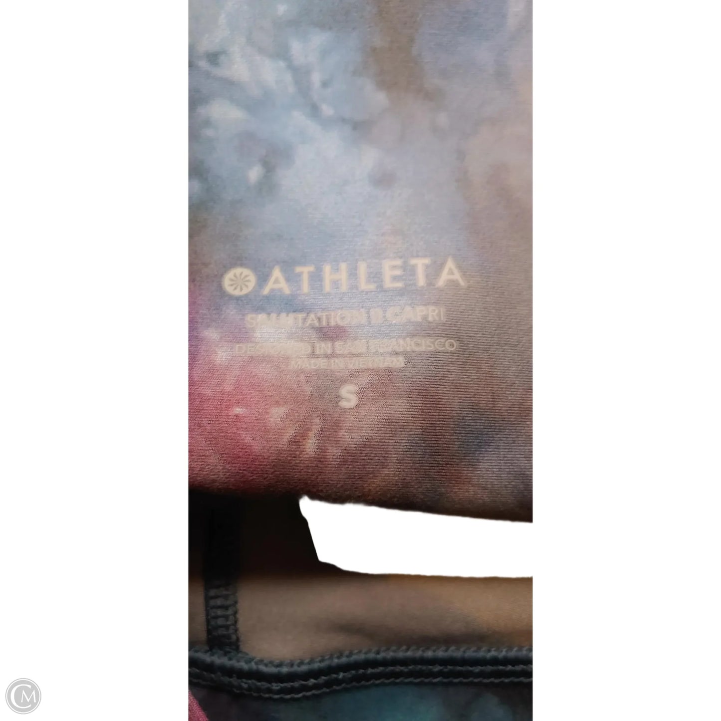 Athletic Leggings By Athleta In Tie Dye Print, Size: S