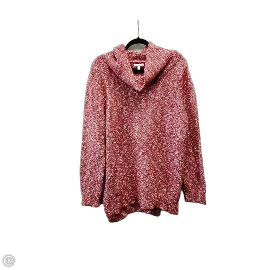 Sweater By Croft And Barrow In Red & White, Size: Xl