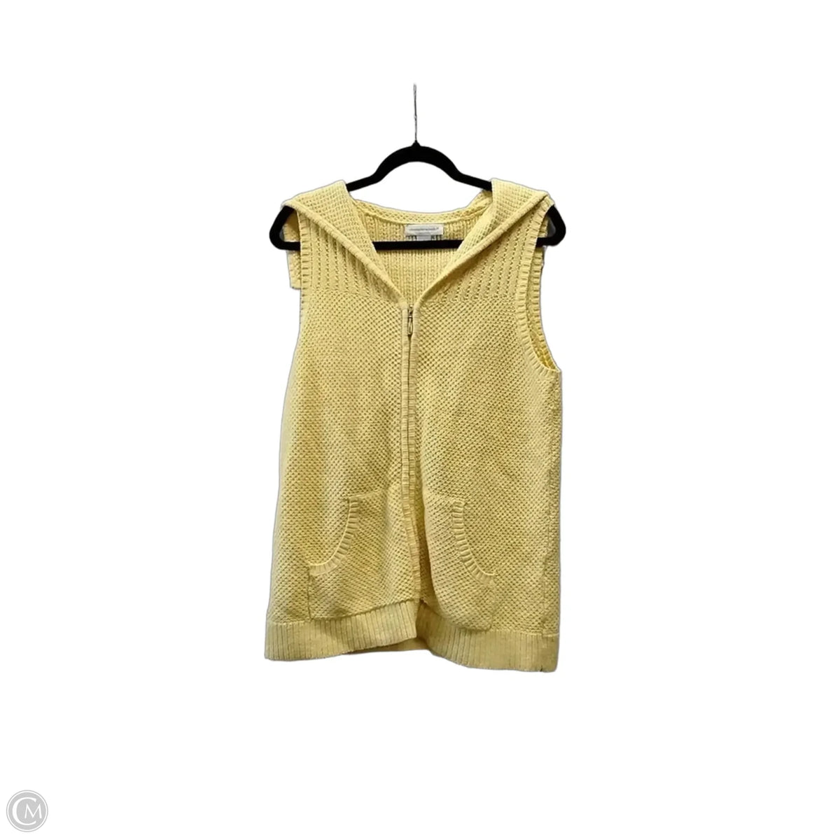 Sweater By Chicos In Orange, Size: L