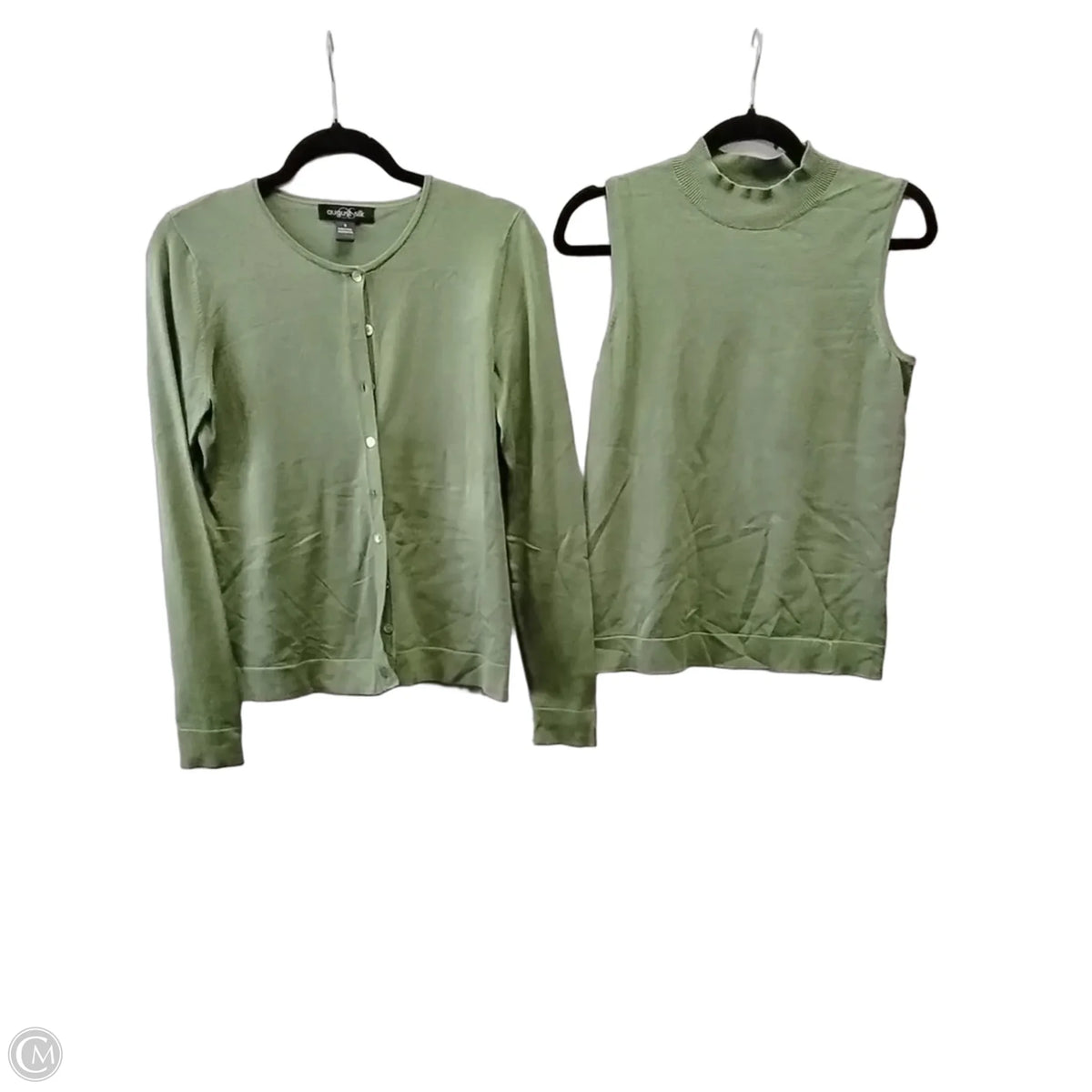 Sweater 2pc By August Silk In Green, Size: S