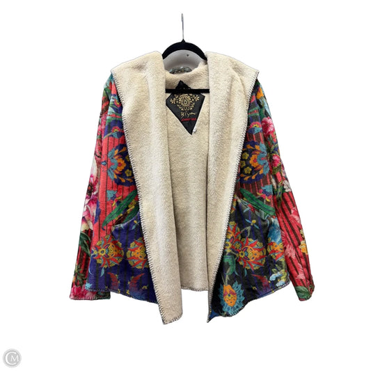 Jacket Designer By Johnny Was In Multi-colored, Size: S