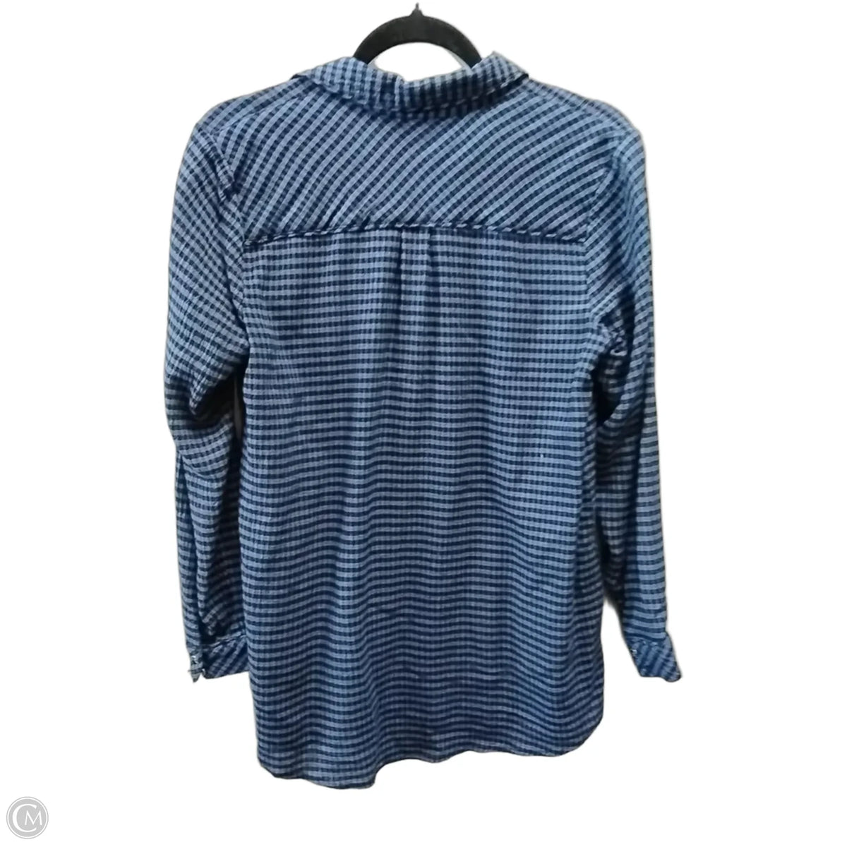 Top Long Sleeve By J. Jill In Checkered Pattern, Size: S