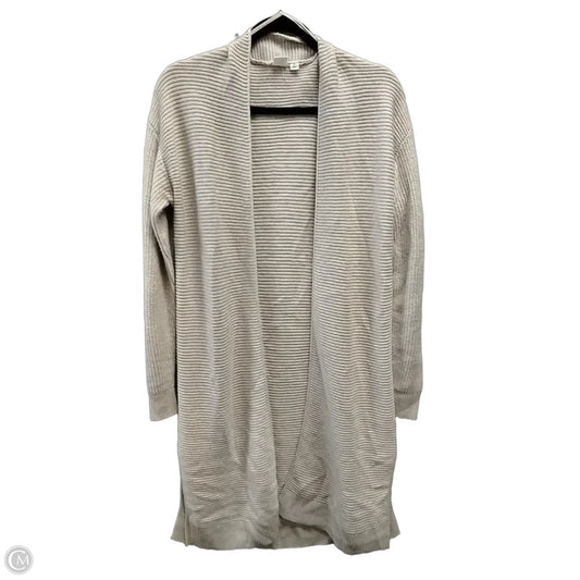 Sweater Cardigan By Gap In Beige, Size: Xs