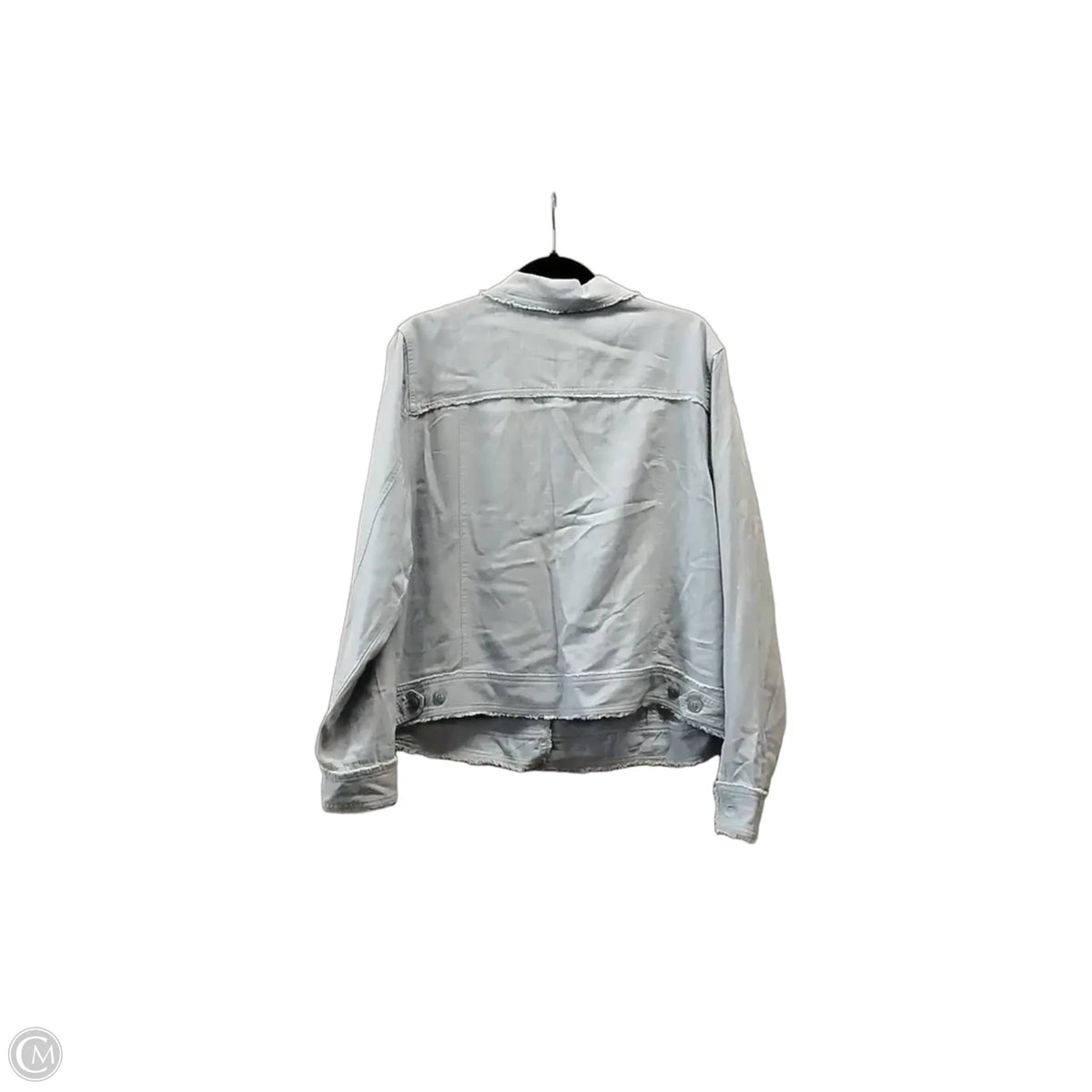 Jacket Shirt By Leo And Nicole In Blue, Size: L