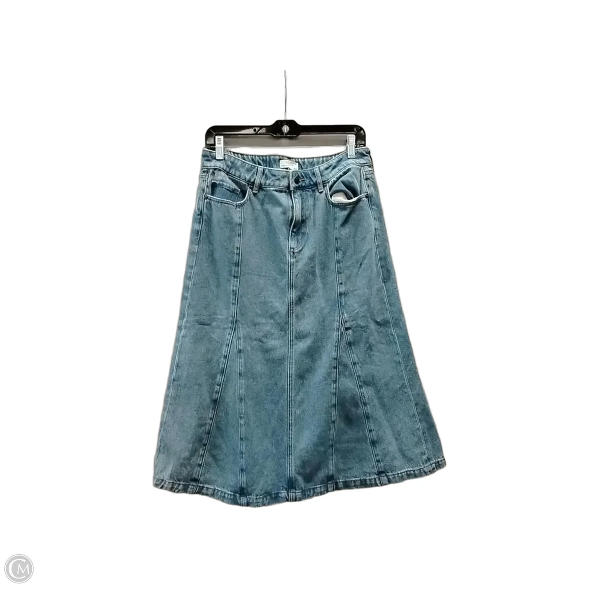 Skirt Maxi By Loft In Blue Denim, Size: 4