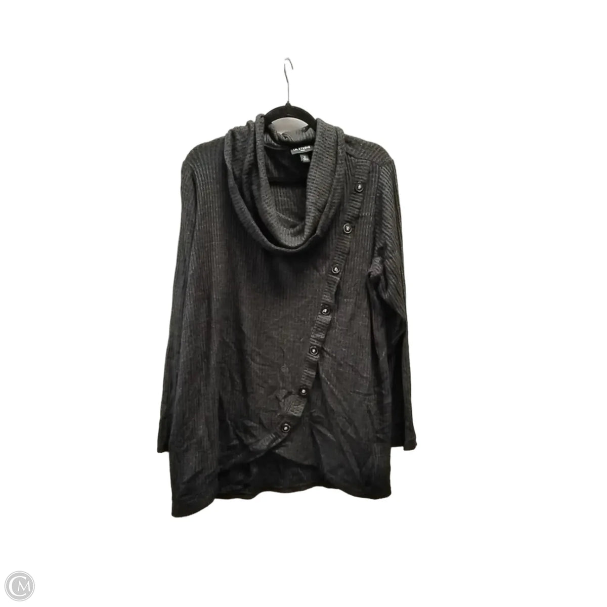 Sweater By In Studio In Grey, Size: 1x