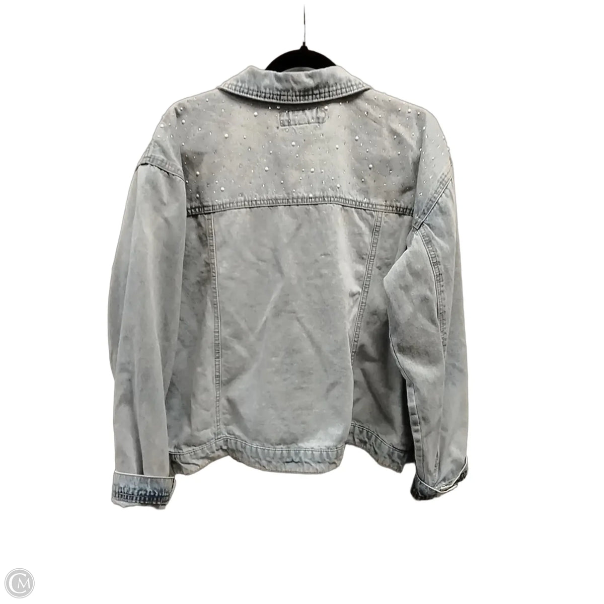 Jacket Denim By Maurices In Blue, Size: L