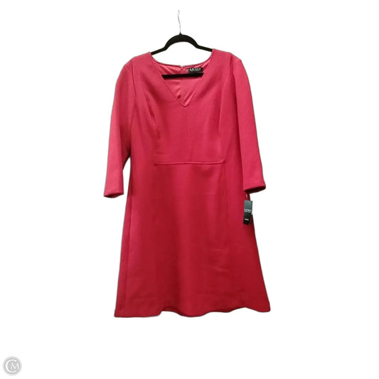 Dress Casual Midi By Ralph Lauren Collection In Red, Size: 14