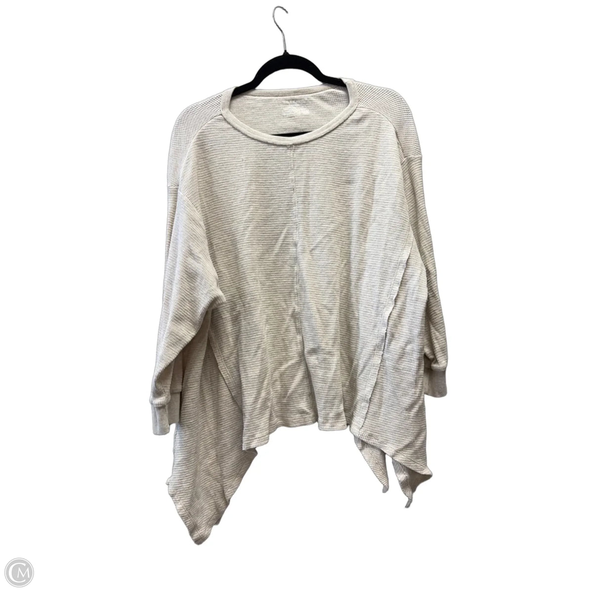 Top Long Sleeve By West Bound In Beige, Size: 1x
