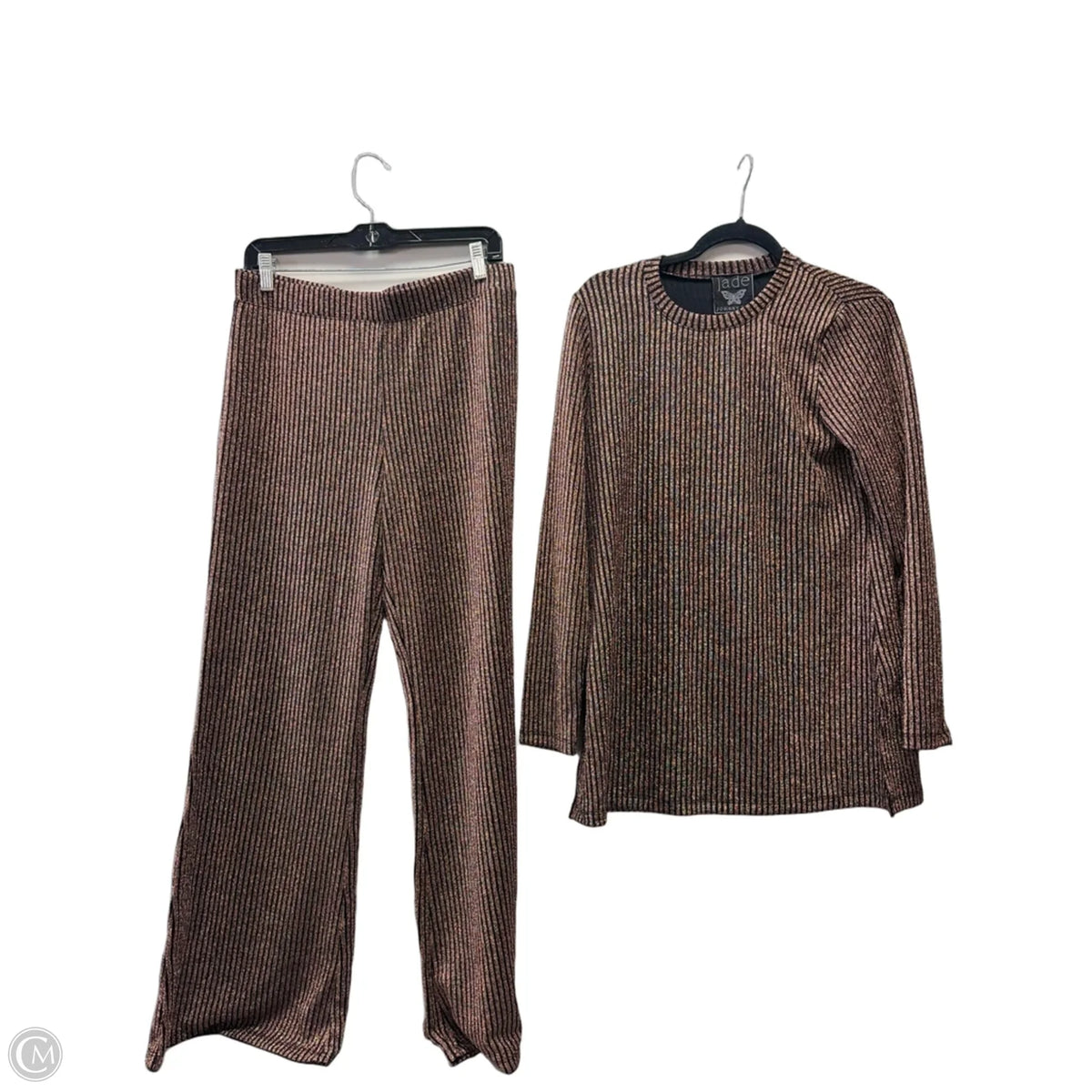 Pants Designer By Johnny Was In Striped Pattern, Size: M