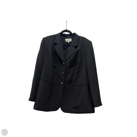 Blazer By August Max Woman In Black, Size: Xl
