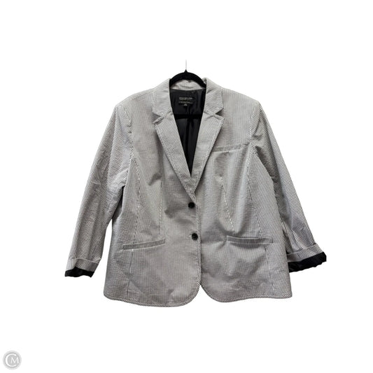 Blazer By Jones And Co In Striped Pattern, Size: 3x