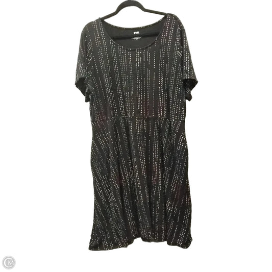 Dress Casual Short By Evri In Polkadot Pattern, Size: 2x