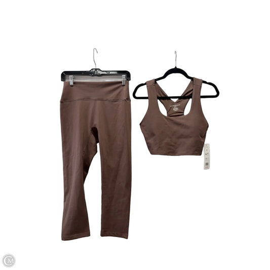 Athletic Pants 2pc By Harmony Balance In Brown, Size: M