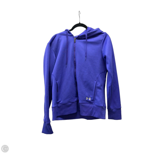 Athletic Sweatshirt Hoodie By Clothes Mentor In Purple, Size: L