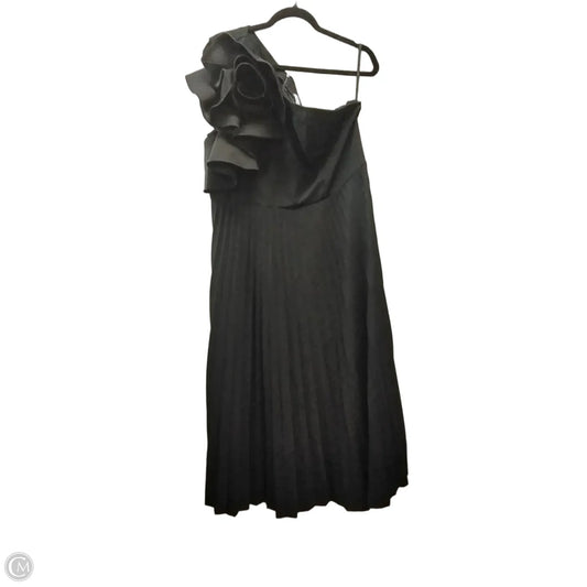 Dress Party Long By Clothes Mentor In Black, Size: 24