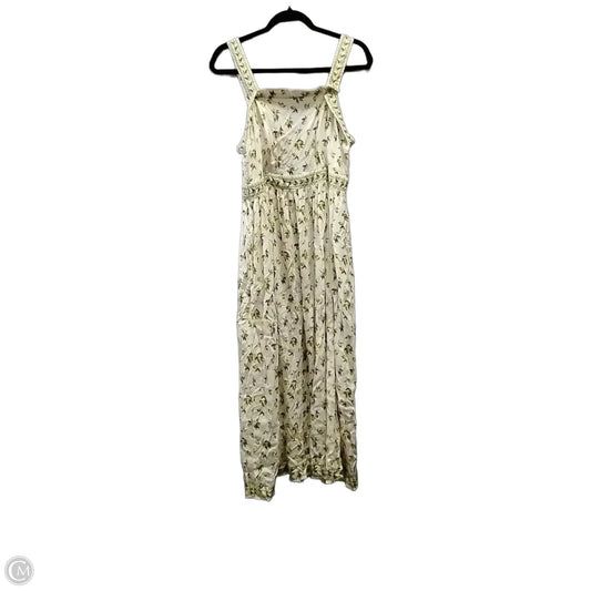 Dress Casual Midi By Max Studio In Green & Yellow, Size: 14