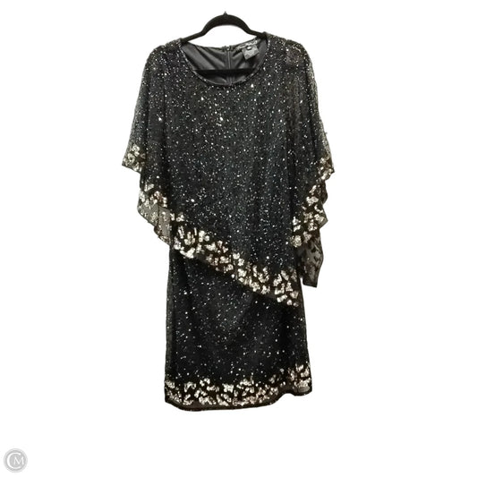 Dress Party Midi By Clothes Mentor In Black, Size: 16